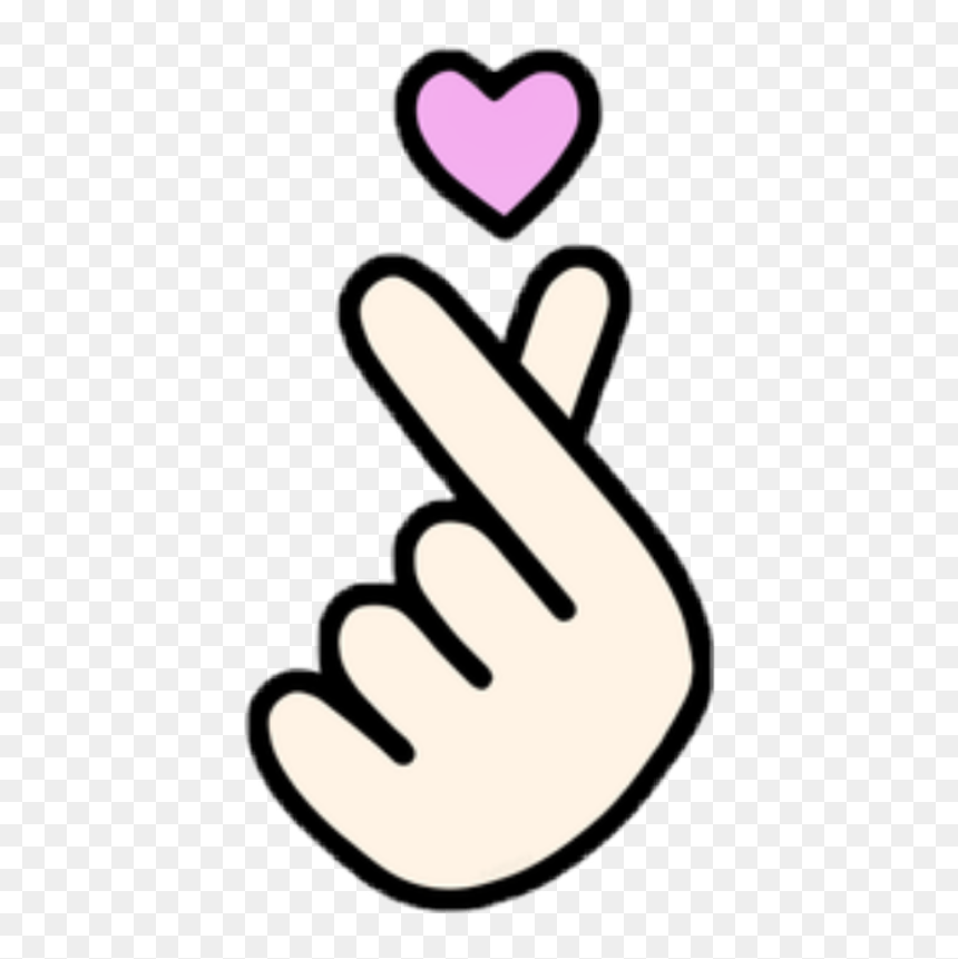 Fingerheart Png, Transparent Png - tumblr png