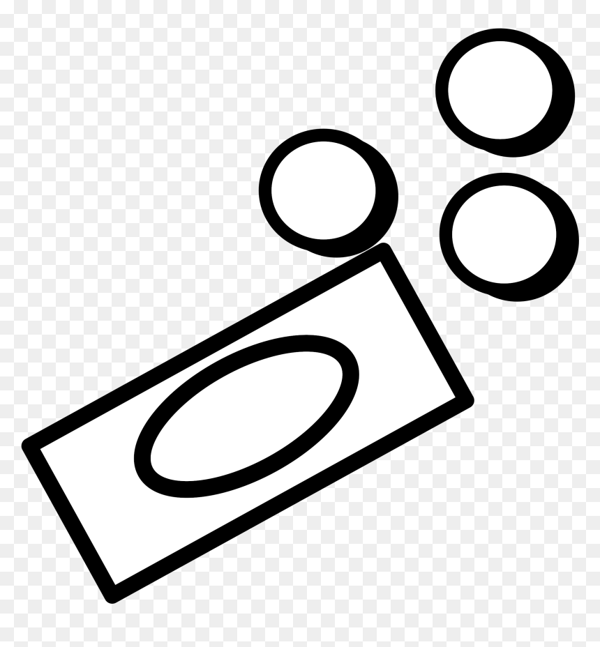 Clip Art Money Black And White, HD Png Download - money png