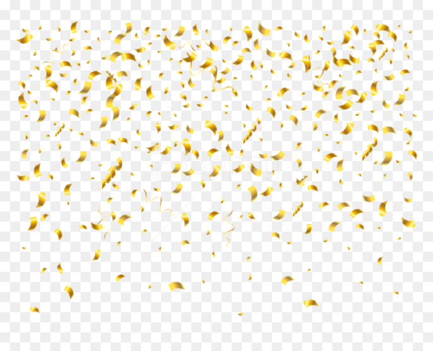 Transparent Confetti Gold Png, Png Download - confetti png