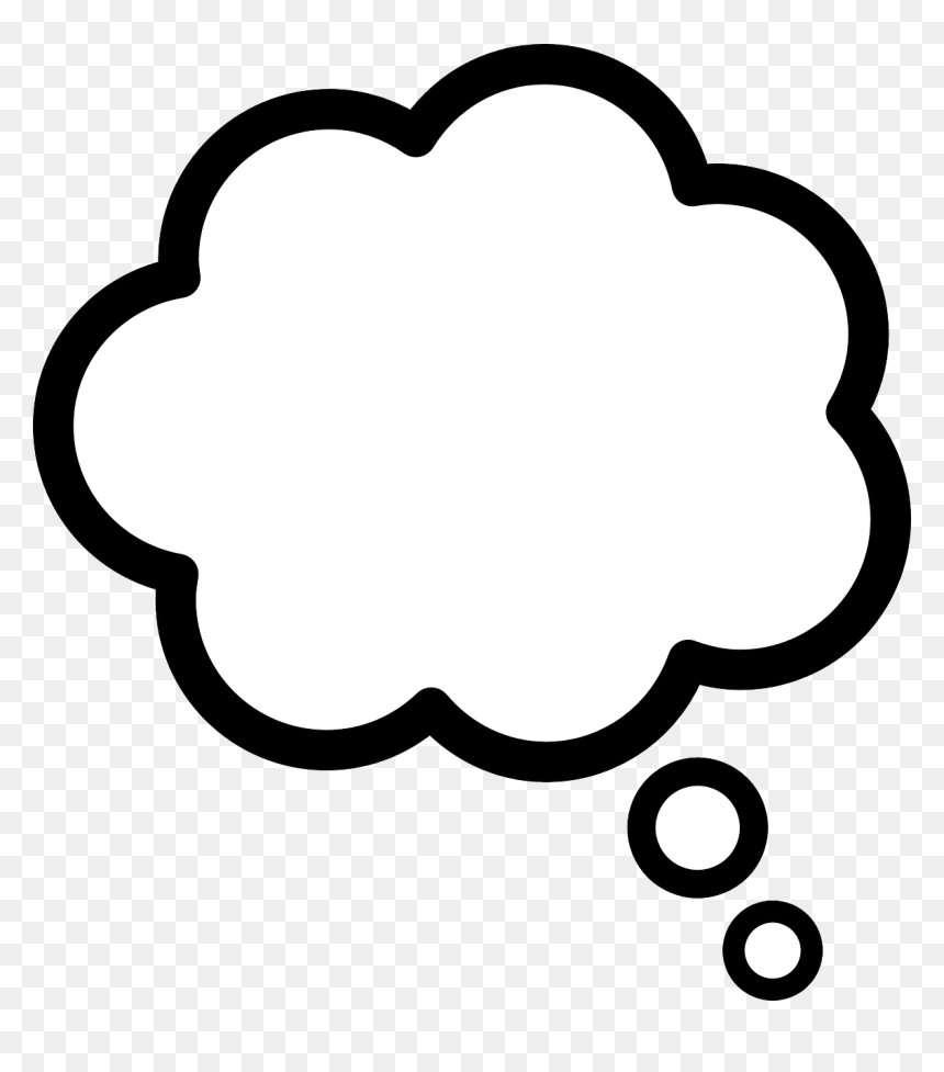 Thought Bubble, HD Png Download - cloud png
