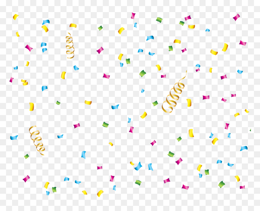 Transparent Background Confities Png, Png Download - confetti png