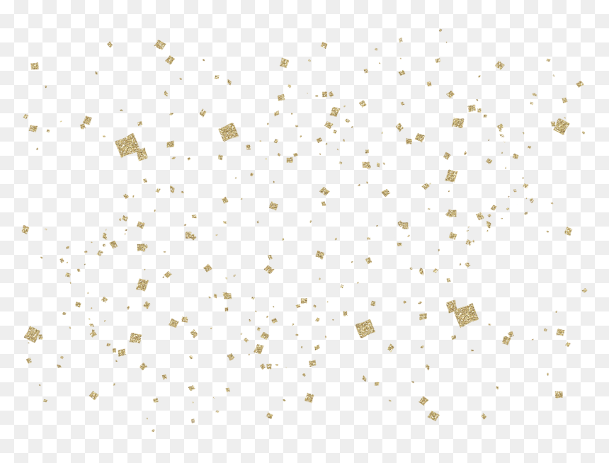 Gold Transparent Confetti Png, Png Download - confetti png