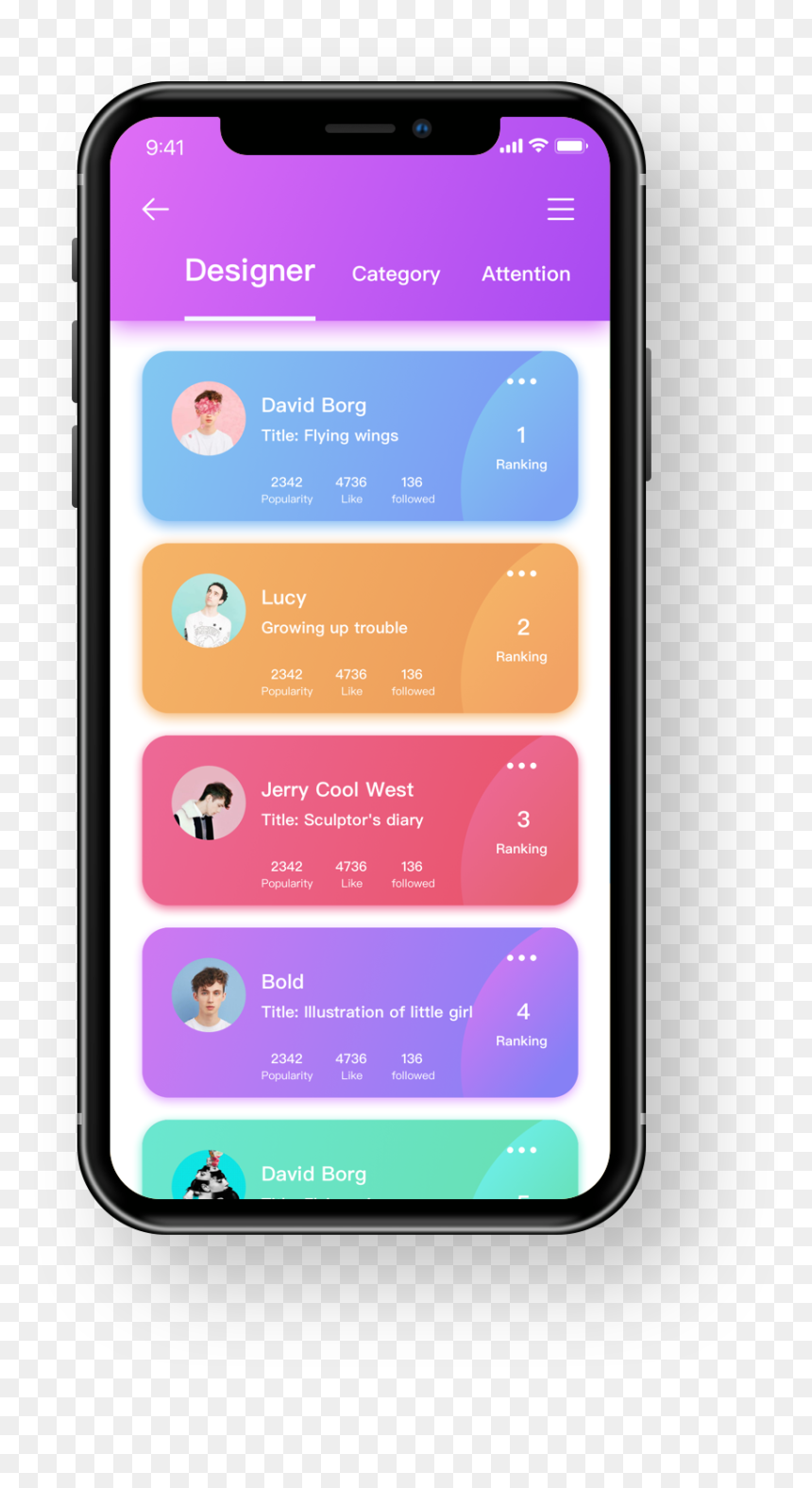 Ranking Mobile Ui, HD Png Download - iphone png