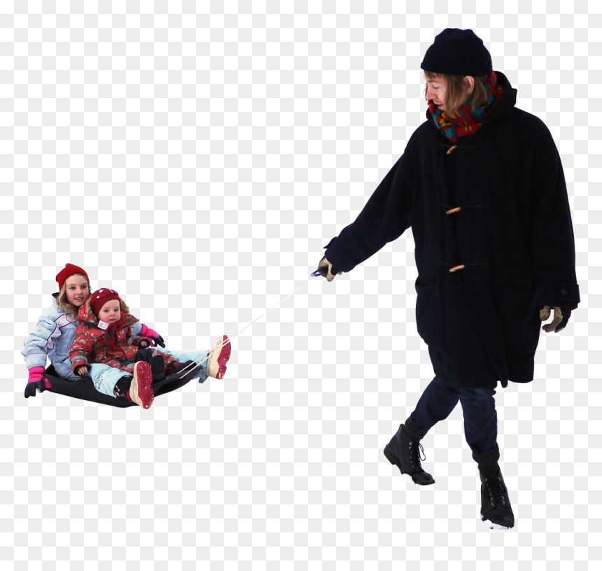 People Cut Out Winter, HD Png Download - snow png