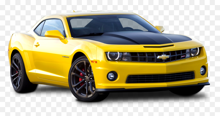 Yellow Camaro Red Calipers, HD Png Download - car png