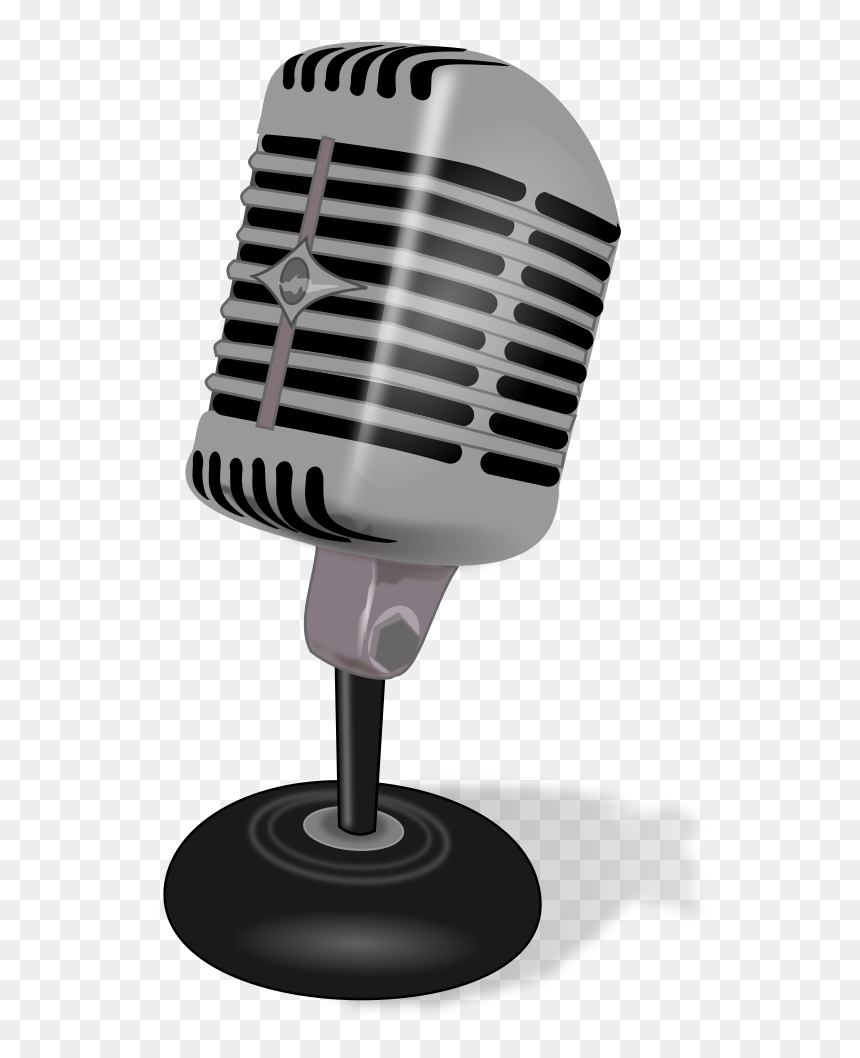 Free Clip Art Microphone, HD Png Download - microphone png