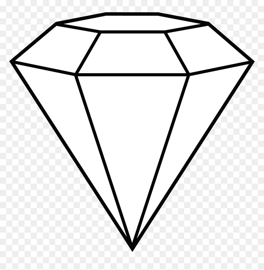 Diamond Drawing, HD Png Download - diamond png