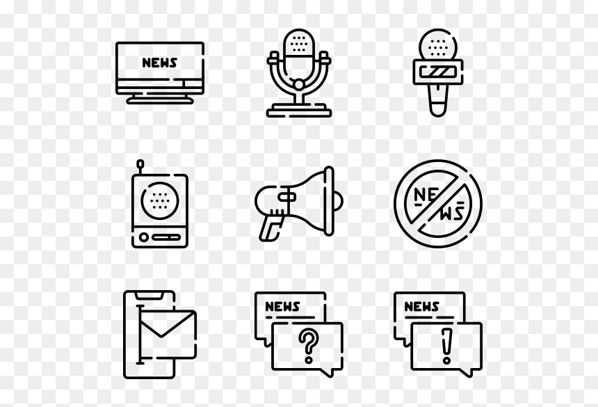 Logistic Icons, HD Png Download - microphone png