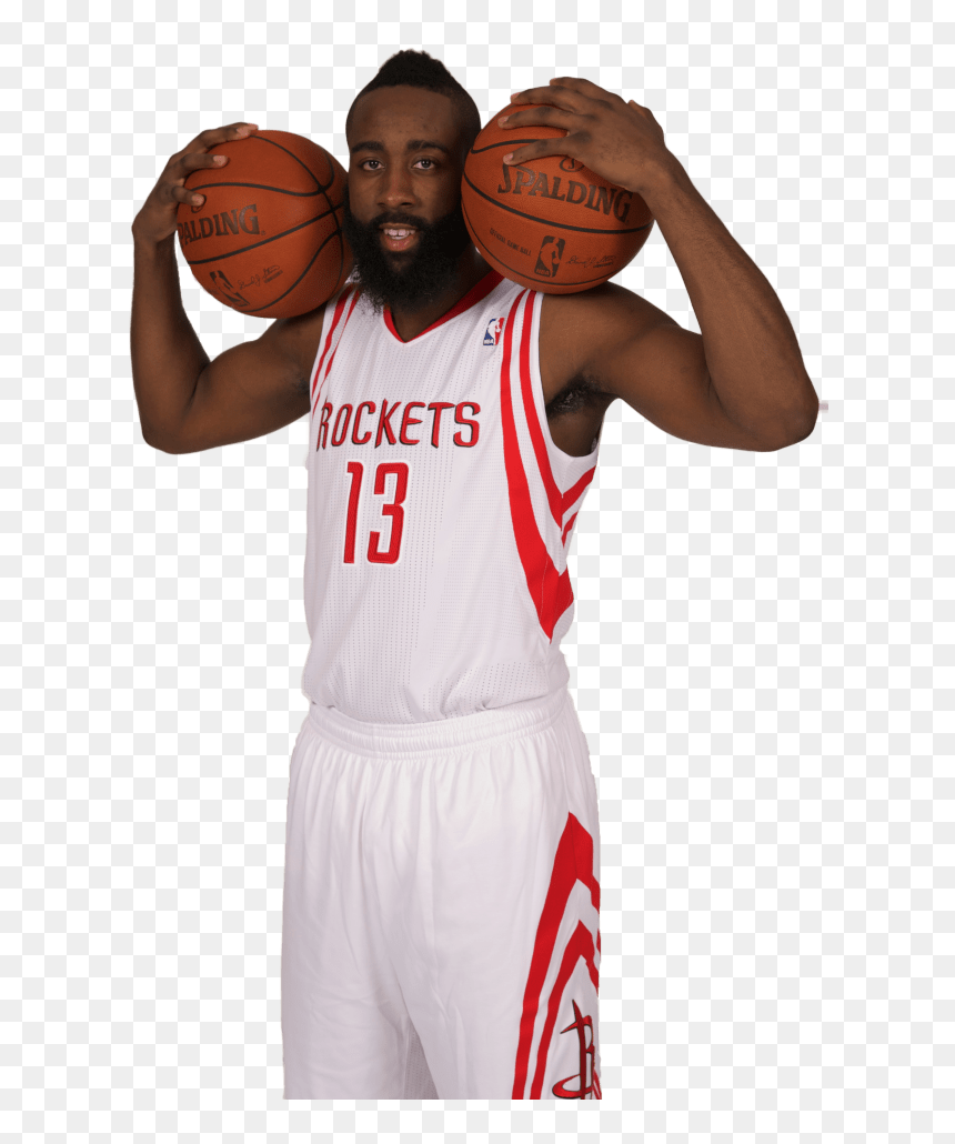 Houston Rockets James Harden, HD Png Download - basketball png