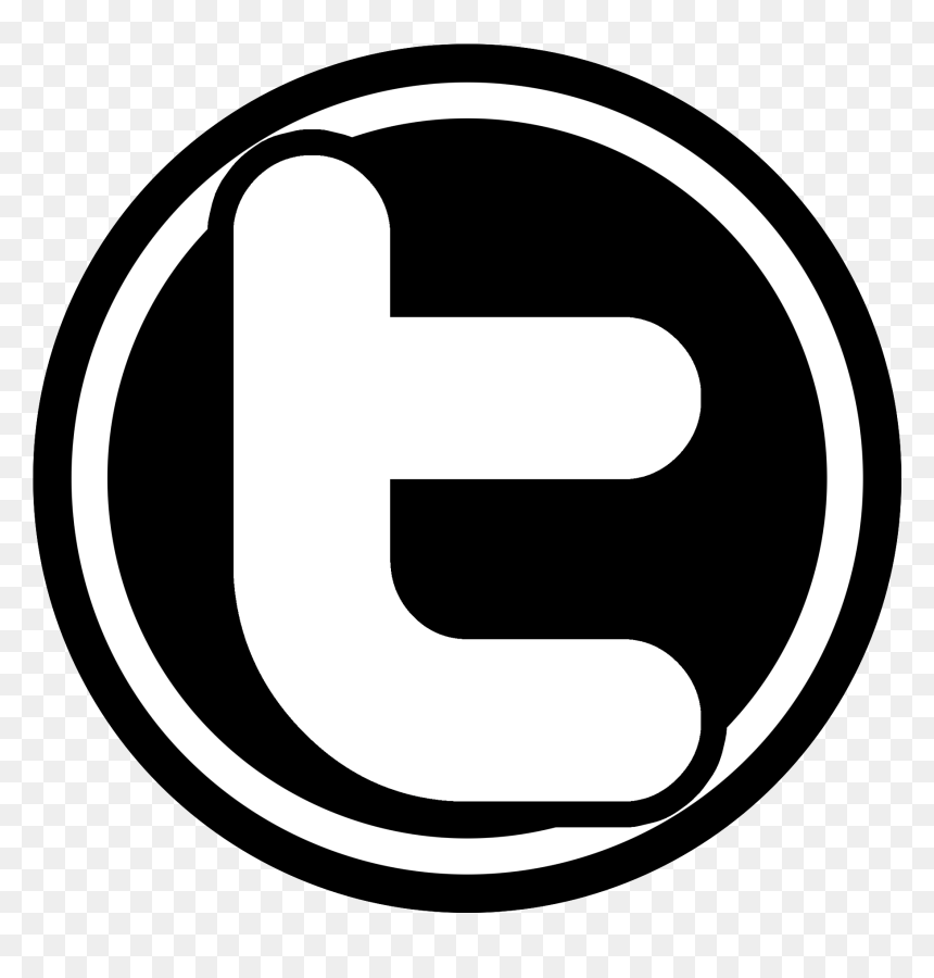 Preto Logo Do Twitter Png, Transparent Png - twitter icon png