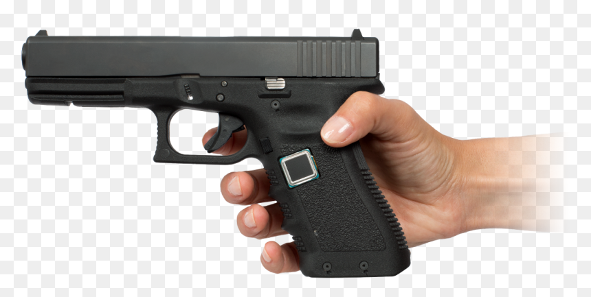 Fingerprint Smart Gun, HD Png Download - gun png