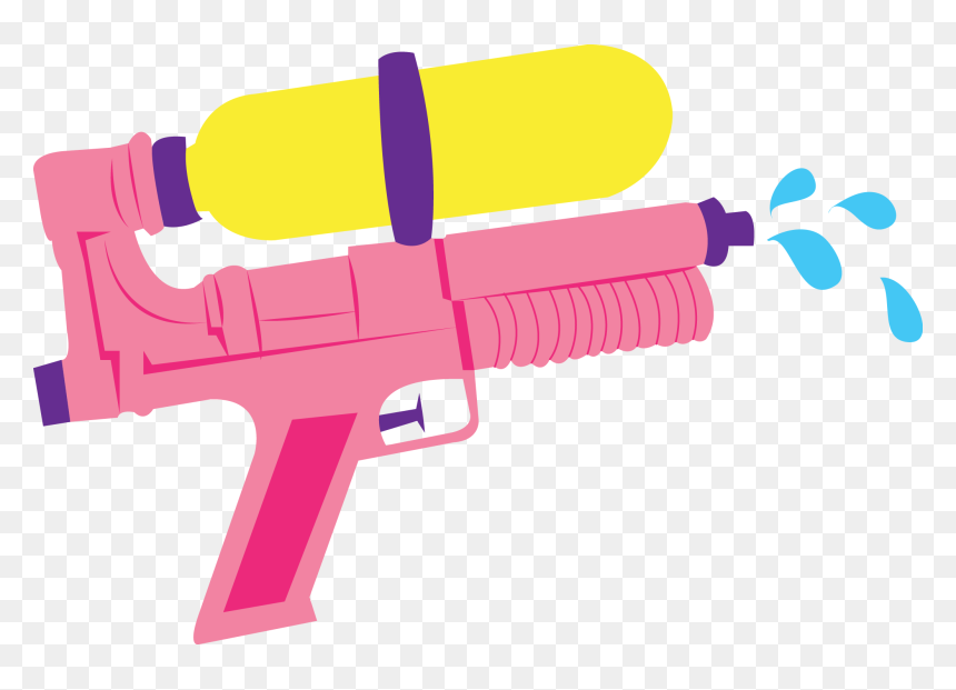 Water Gun Clipart Free, HD Png Download - gun png