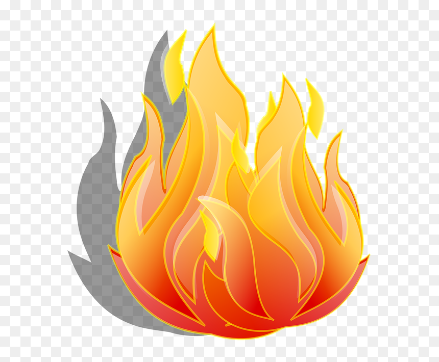 Animated Fire Clipart, HD Png Download - flames png