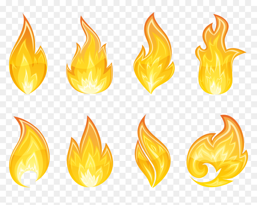 Fire Illustration, HD Png Download - flame png