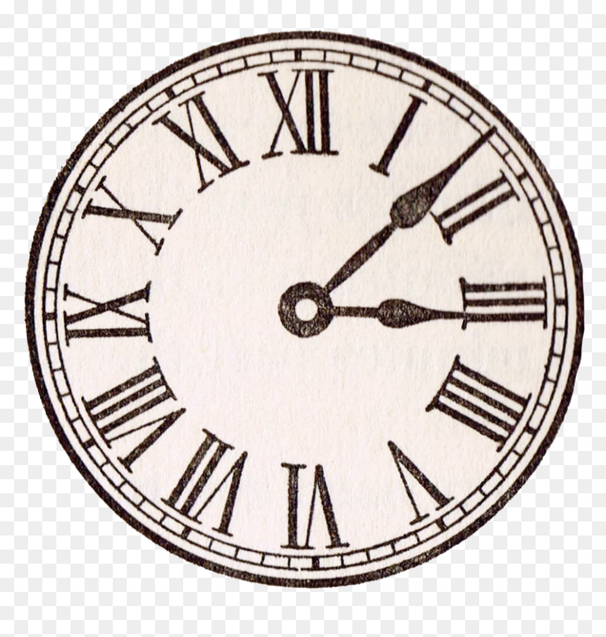 Old Fashioned Clock Face, HD Png Download - clock png