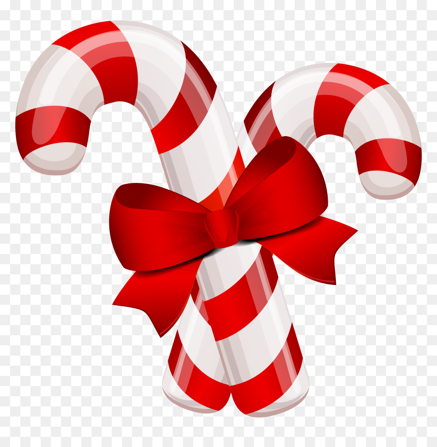 Christmas Candy Cane Clipart, HD Png Download - christmas png