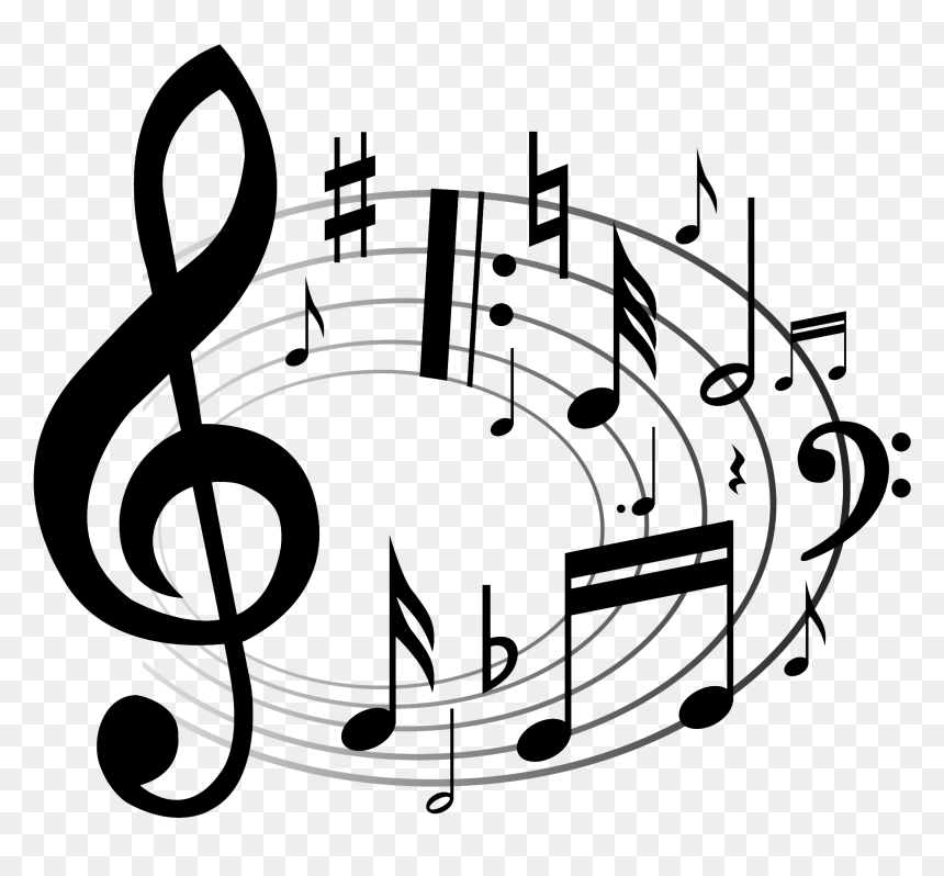 Music Clipart, HD Png Download - music notes png
