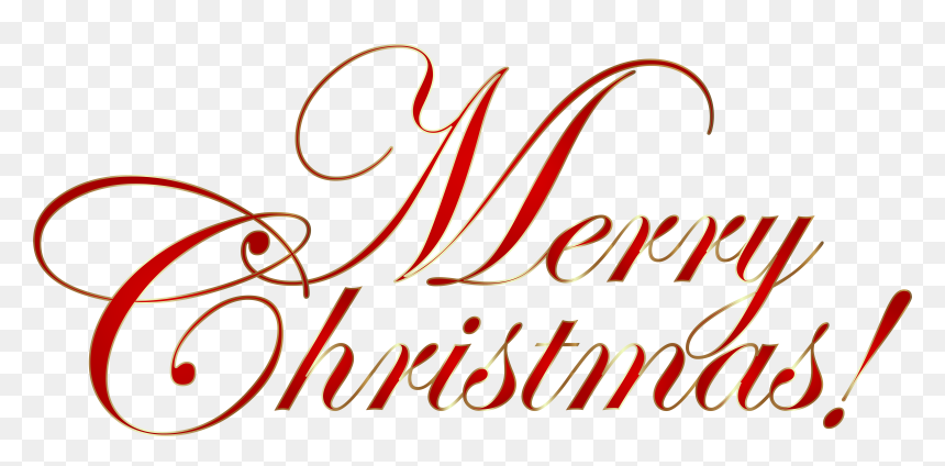 Merry Christmas Transparent Clipart, HD Png Download - christmas png