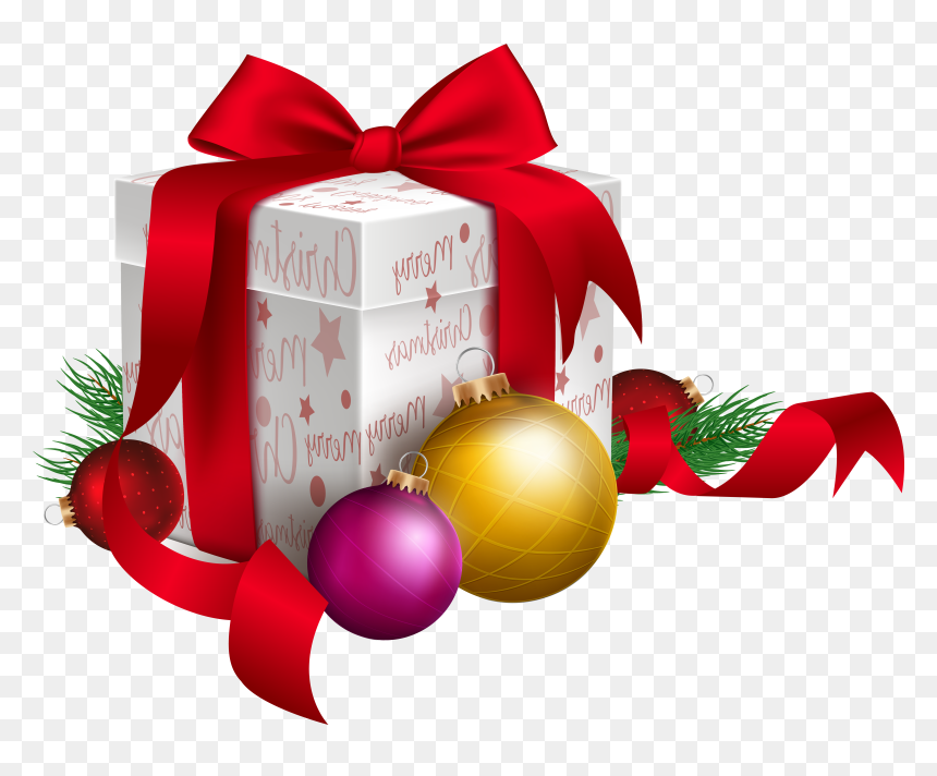 Christmas Gift Clipart Png, Transparent Png - christmas png
