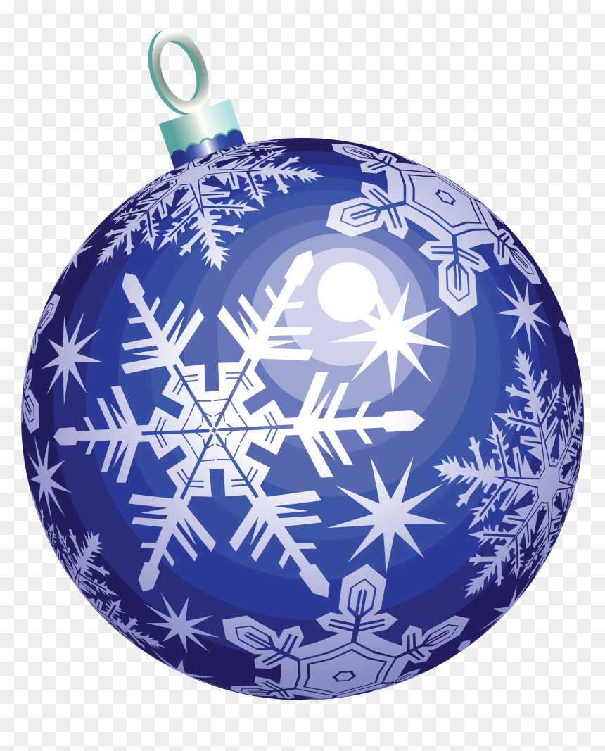 Blue Christmas Ball Png, Transparent Png - christmas png