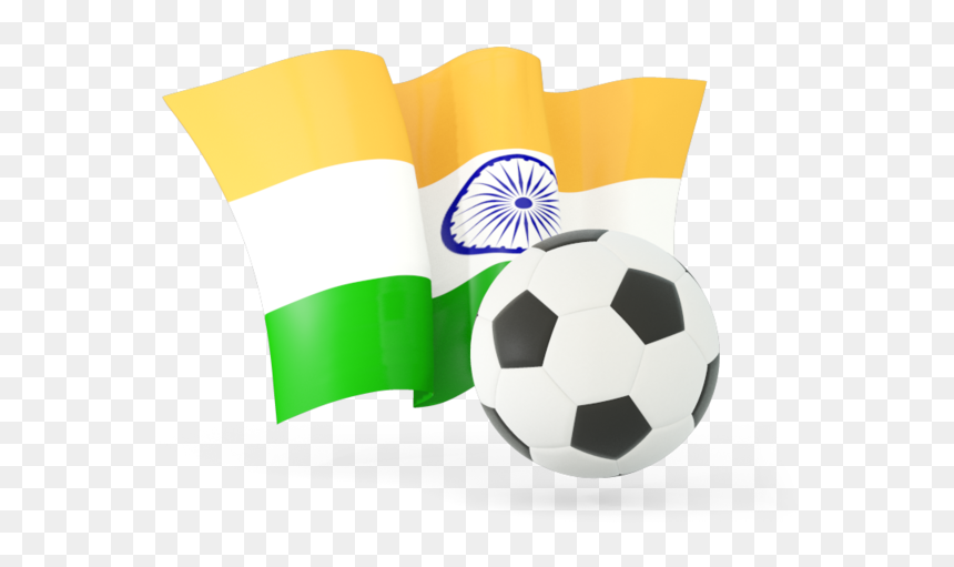 Football With Waving Flag Icon, HD Png Download - football png