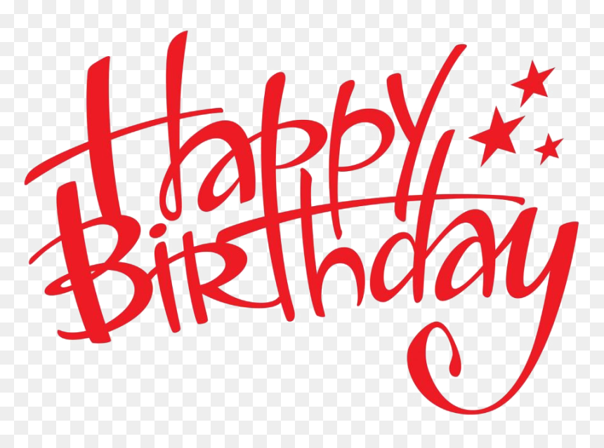 Happy Birthday Png Text, Transparent Png - happy birthday png