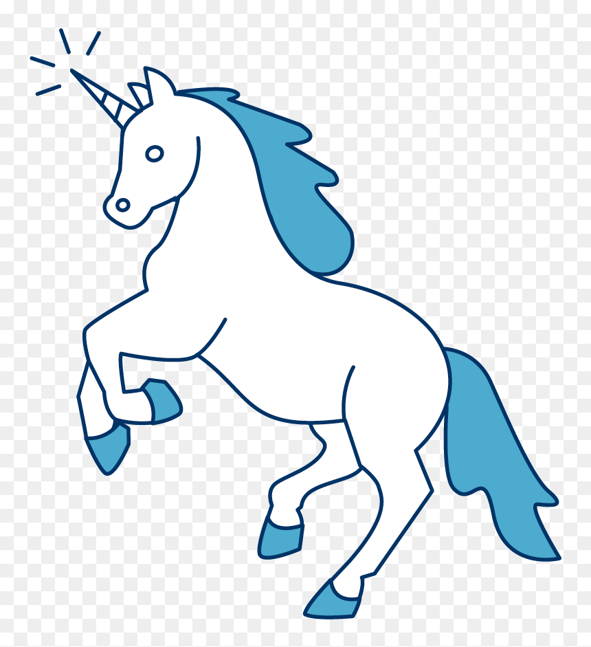 Fintech Unicorn, HD Png Download - unicorn png