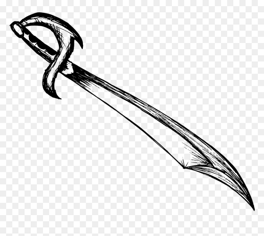 Sword Drawing, HD Png Download - sword png
