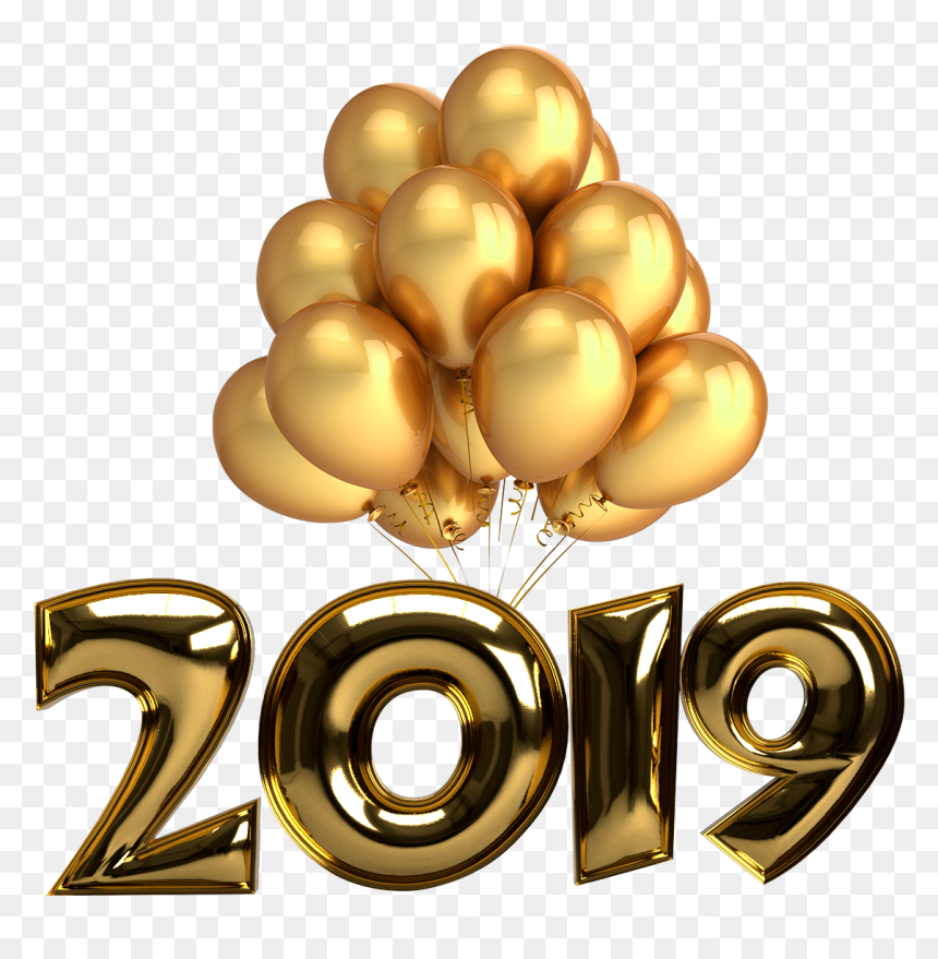 2019 Yeni Yıl Mesajları, HD Png Download - balloons png
