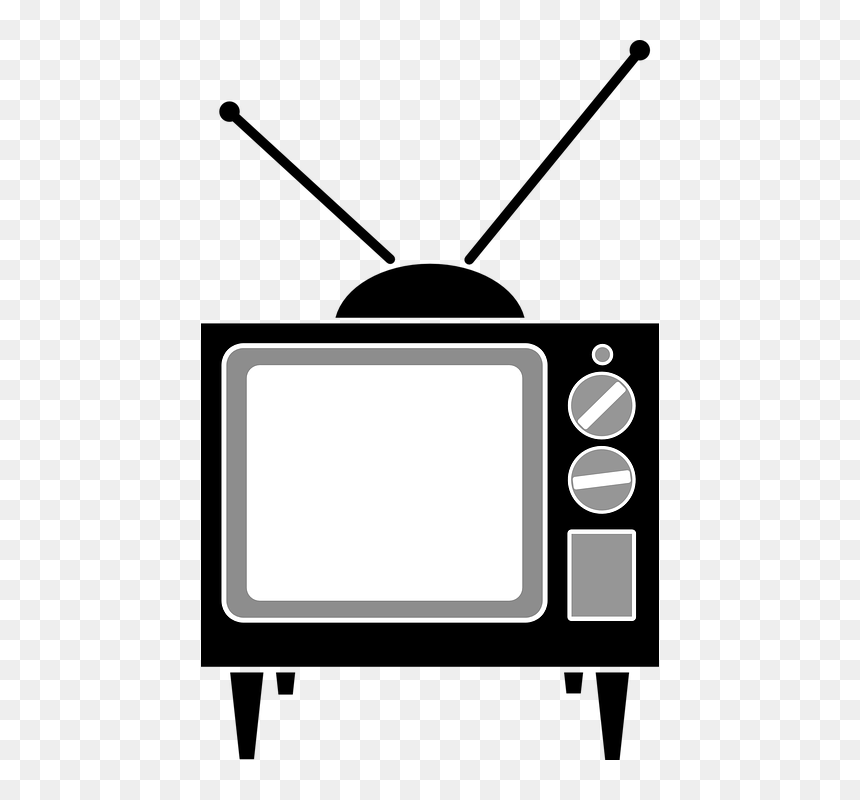 Old Television Clipart, HD Png Download - tv png