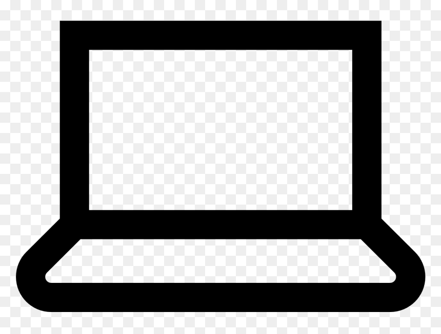 Laptop Icon Png Black, Transparent Png - laptop png