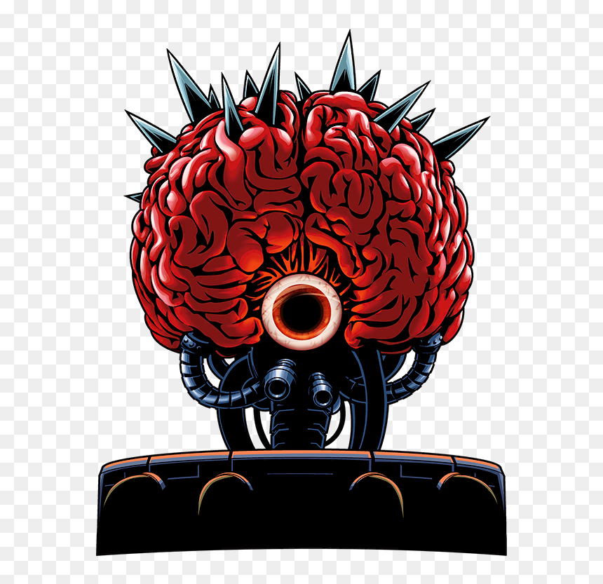 Metroid Mother Brain, HD Png Download - brain png