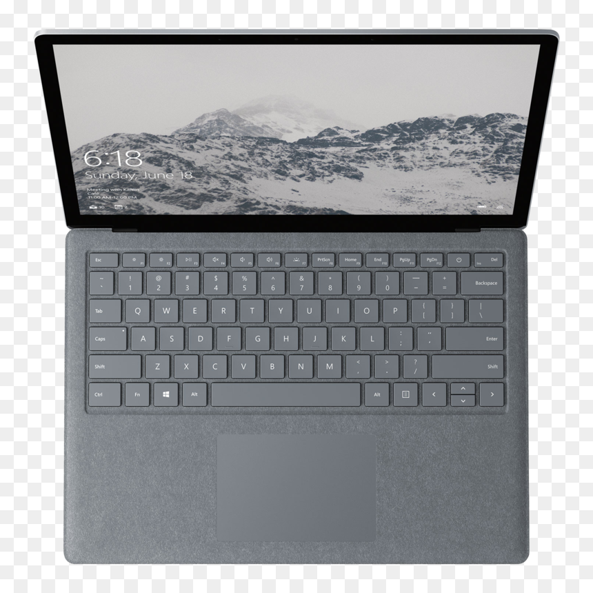 Microsoft 13.5 Surface Laptop Platinum, HD Png Download - laptop png