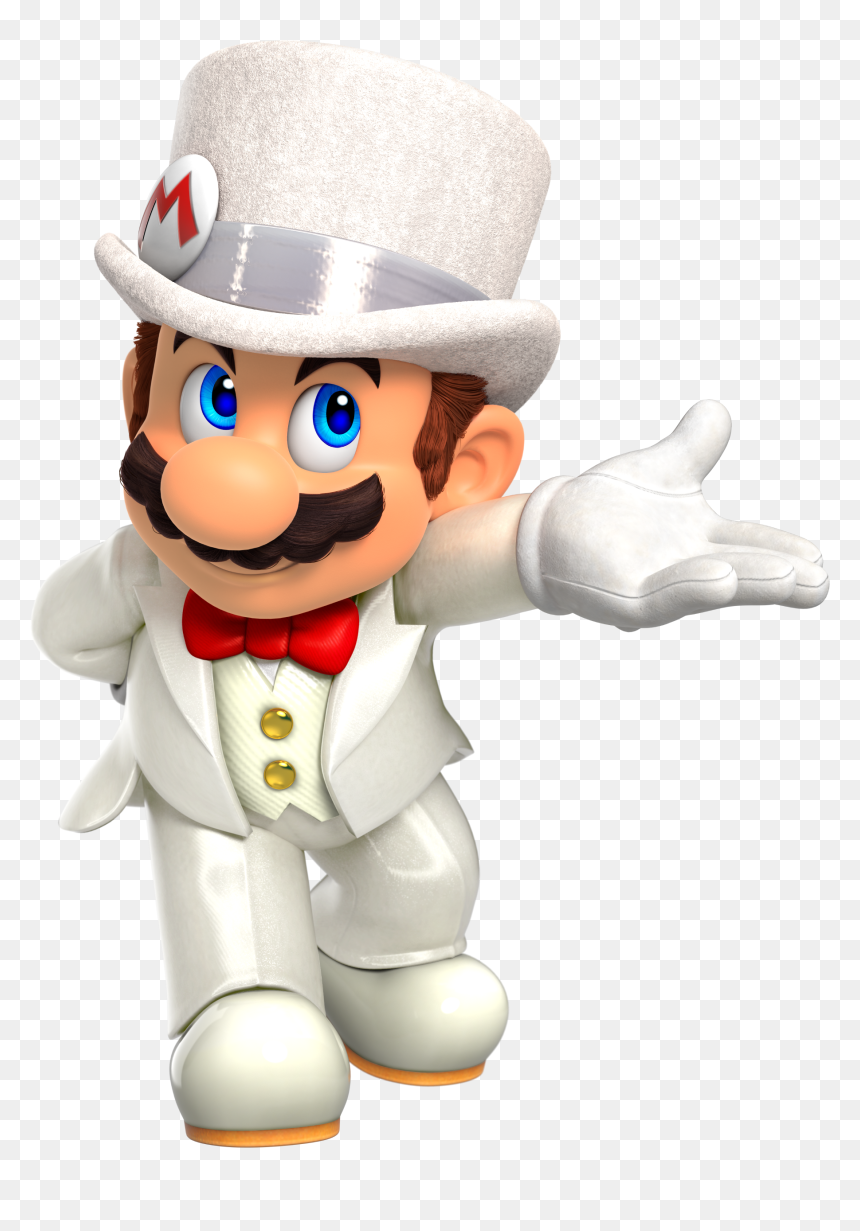 Super Mario Odyssey Wedding Mario, HD Png Download - mario png