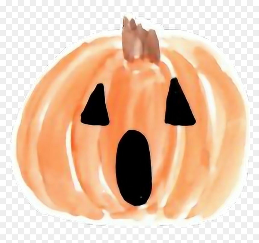 Watercolor Jack O Lantern, HD Png Download - pumpkin png