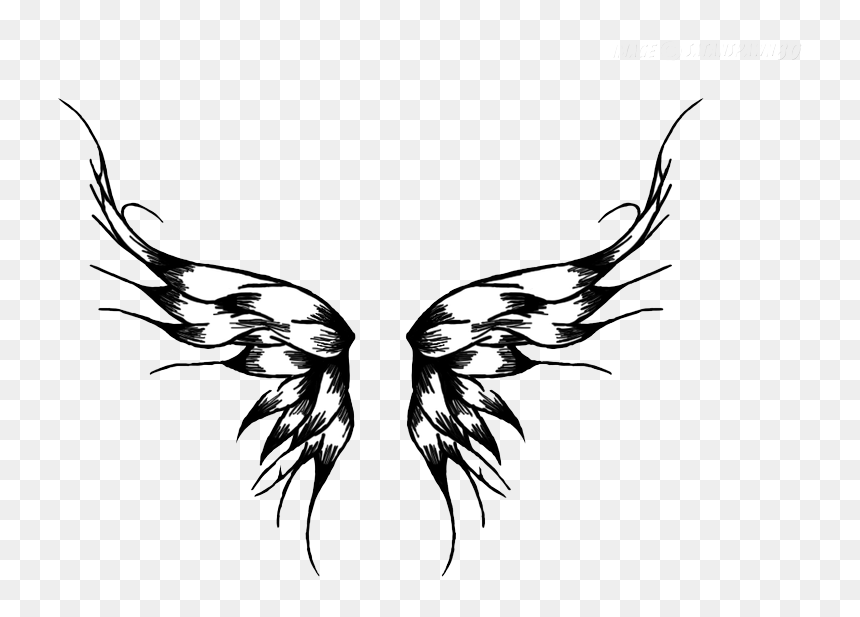 Girly Tattoos Png, Transparent Png - wings png