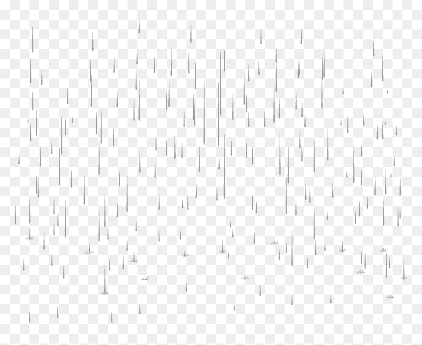 Monochrome, HD Png Download - rain png