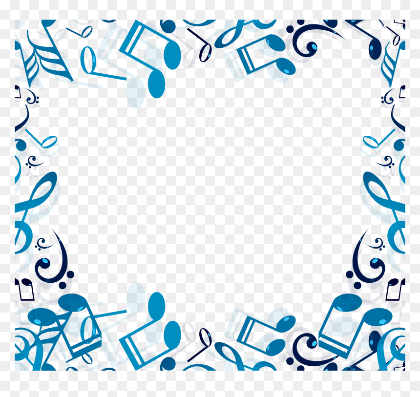 Transparent Musical Note Border, HD Png Download - music png