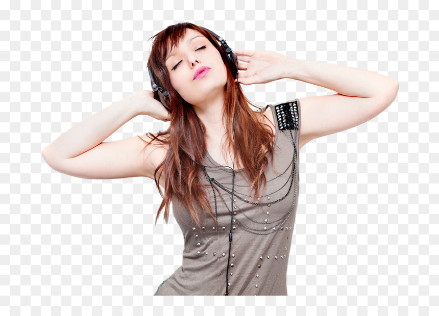 Imagenes De Chavas Escuchando Musica, HD Png Download - music png