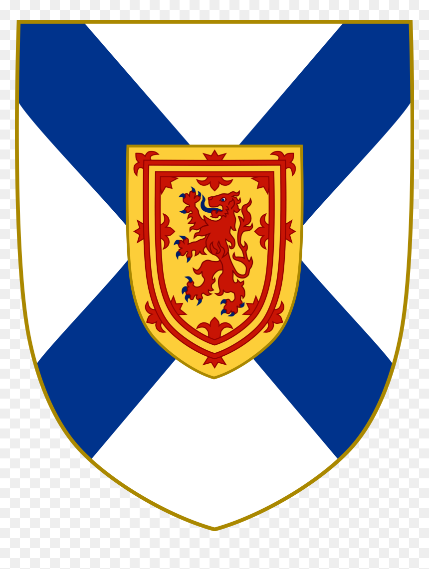 Nova Scotia Shield Of Arms, HD Png Download - shield png