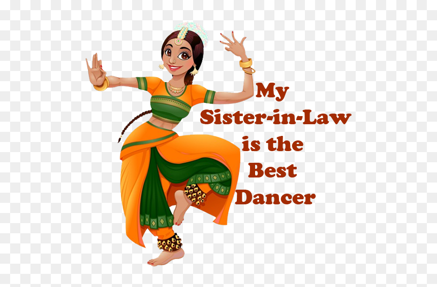 Cartoon Images Of Bharatnatyam, HD Png Download - rakhi png
