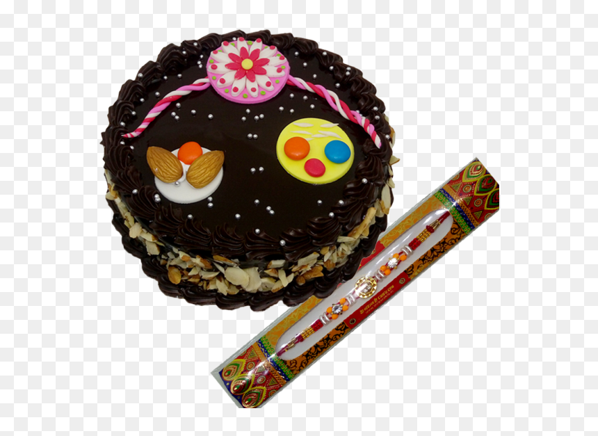 Chocolate Cake, HD Png Download - rakhi png