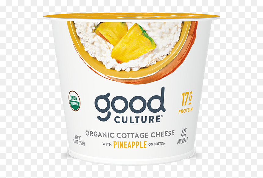 Good Culture Cottage Cheese Pineapple, HD Png Download - pineapple png