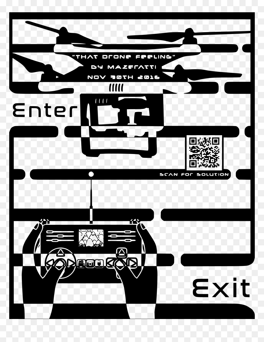 Drone Maze Solve, HD Png Download - drone png