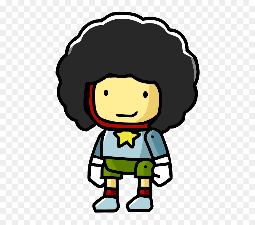 Scribblenauts Maxwell, HD Png Download - afro png