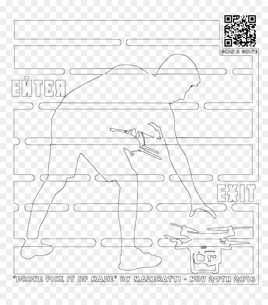 Drone Coloring Page, HD Png Download - drone png