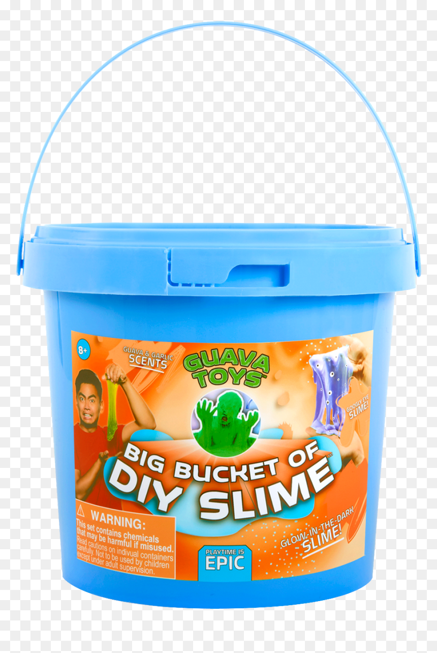 Guava Toys Diy Slime Bucket, HD Png Download - slime png