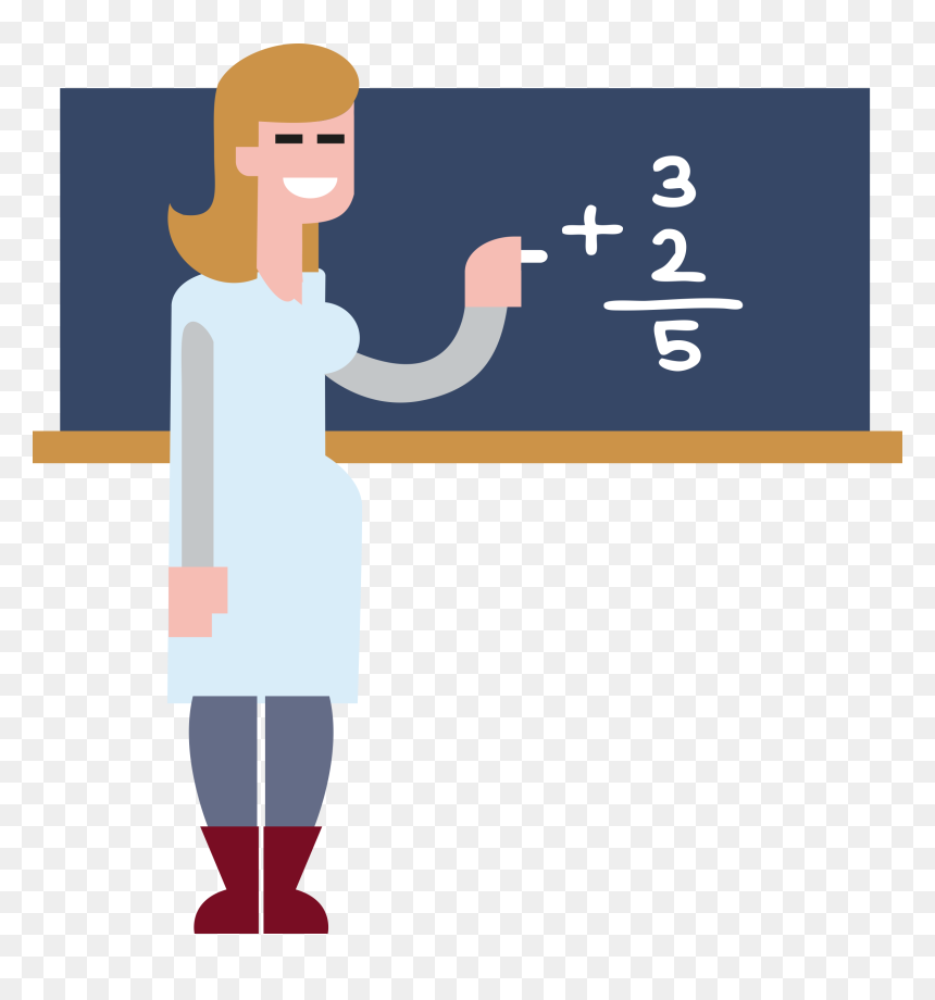 Clip Art Maths Teacher, HD Png Download - teacher png