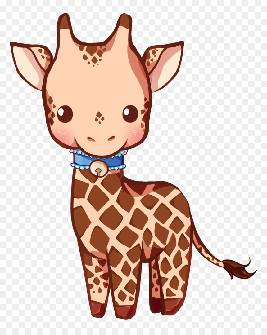 Giraffe Kawaii, HD Png Download - giraffe png