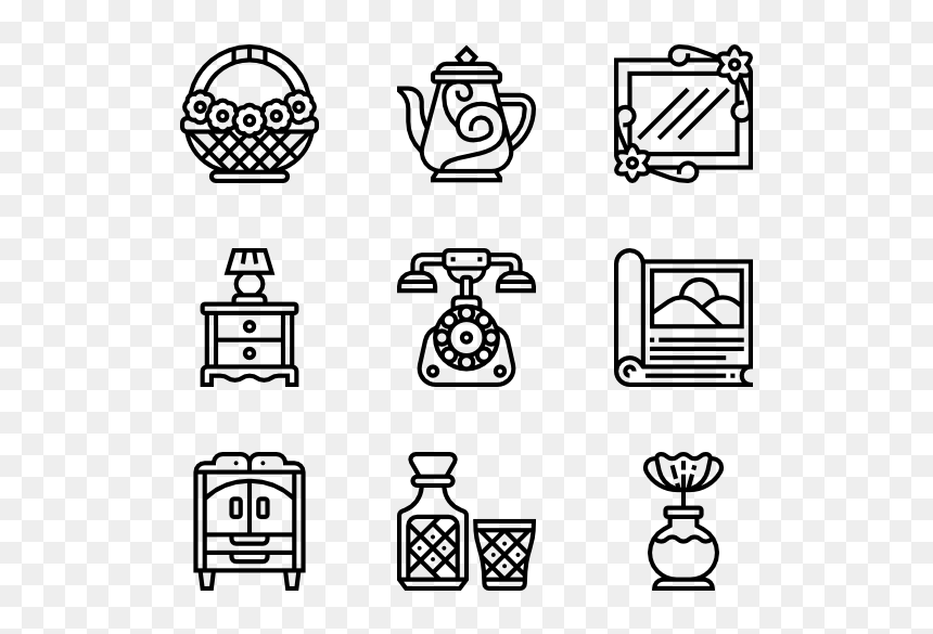Train Station Icons, HD Png Download - decorative line png